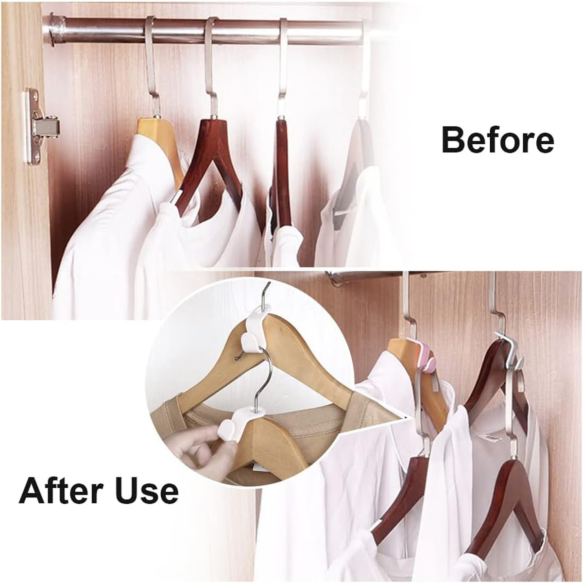 Multipurpose Plastic Hanger Hooks (10 Pc)