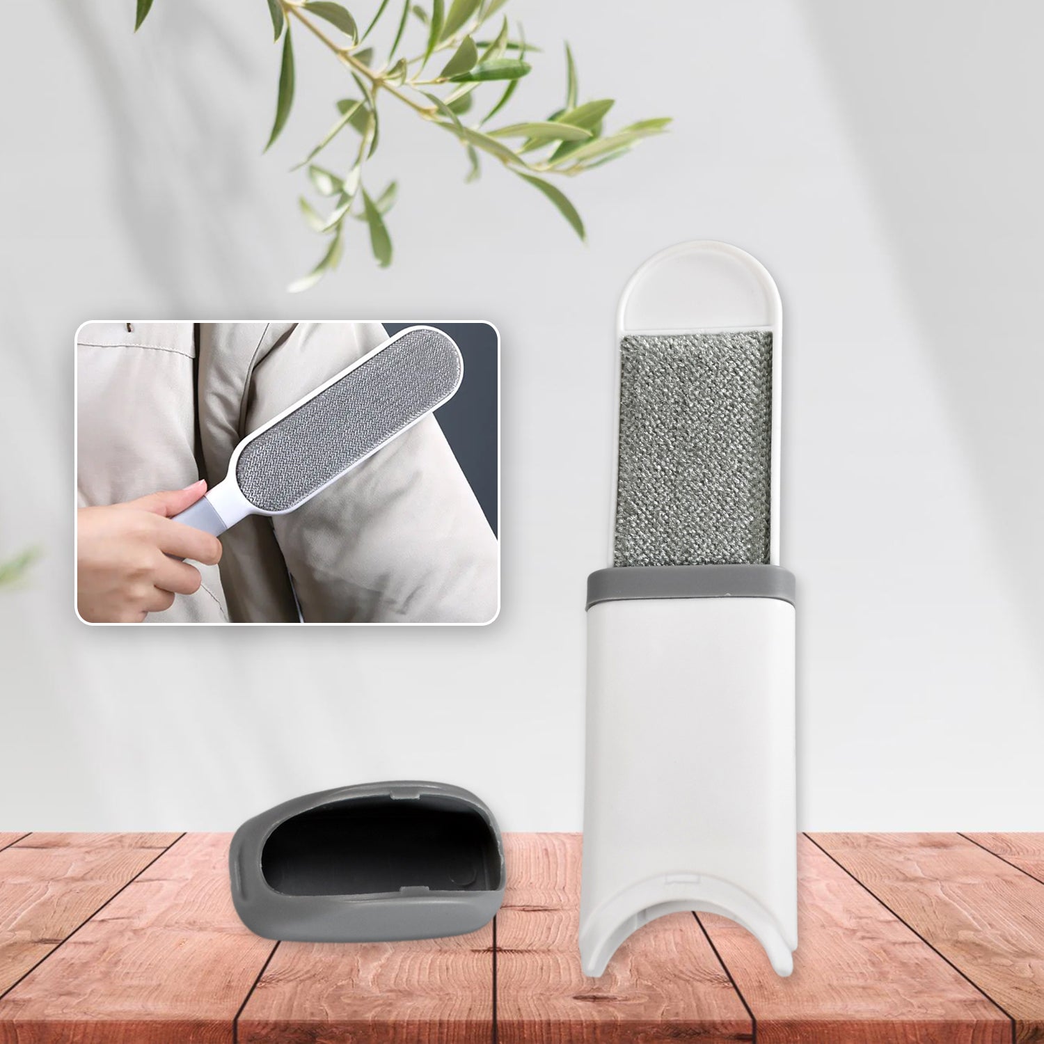 1297 Magic Lint Remover Clothes Lint Roller Reusable Hair Cleaning Static Dust Brush Household Coat Pet Fur Remover Brushes Double Sided Electrostatic Hair Bush
