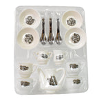 4445 Tickles Tea Toy Set  Coffee Kitchen Plastic Set Toy For Kids Boys  Girls (14 Pcs)