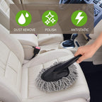 4098 Car Wash Cleaning Brush Microfiber Dusting Tool Duster Dust Mop Home Cleaning For Cleaning And Washing Of Dirty Car Glasses Windows And Exterior.