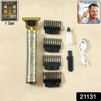 Electric Hair Trimmer With Precision Blade And Multiple Comb Attachments