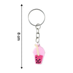 Cute Bubble Tea Cartoon Keychain (1 Pc)