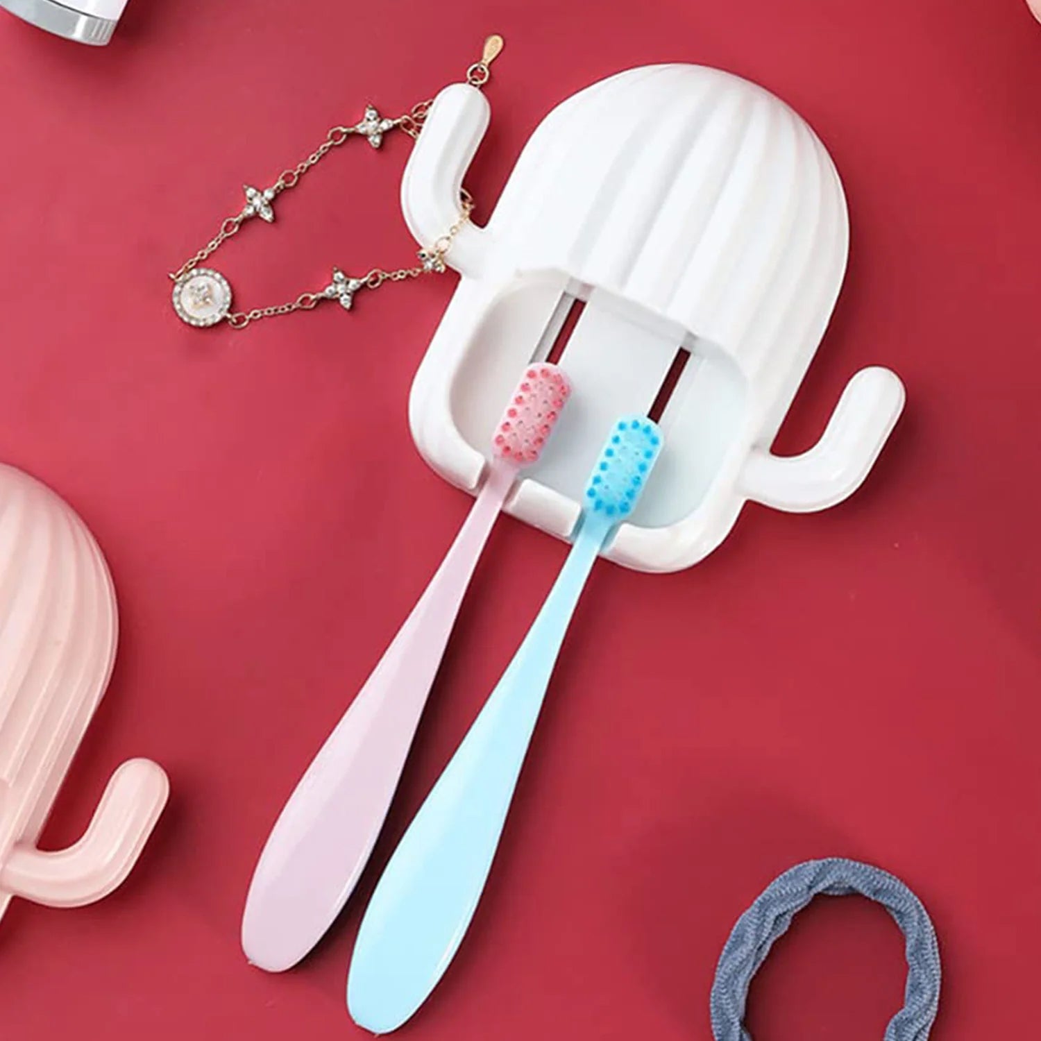 Premium Wall Mounted Toothbrush Holder Set (1 Set)