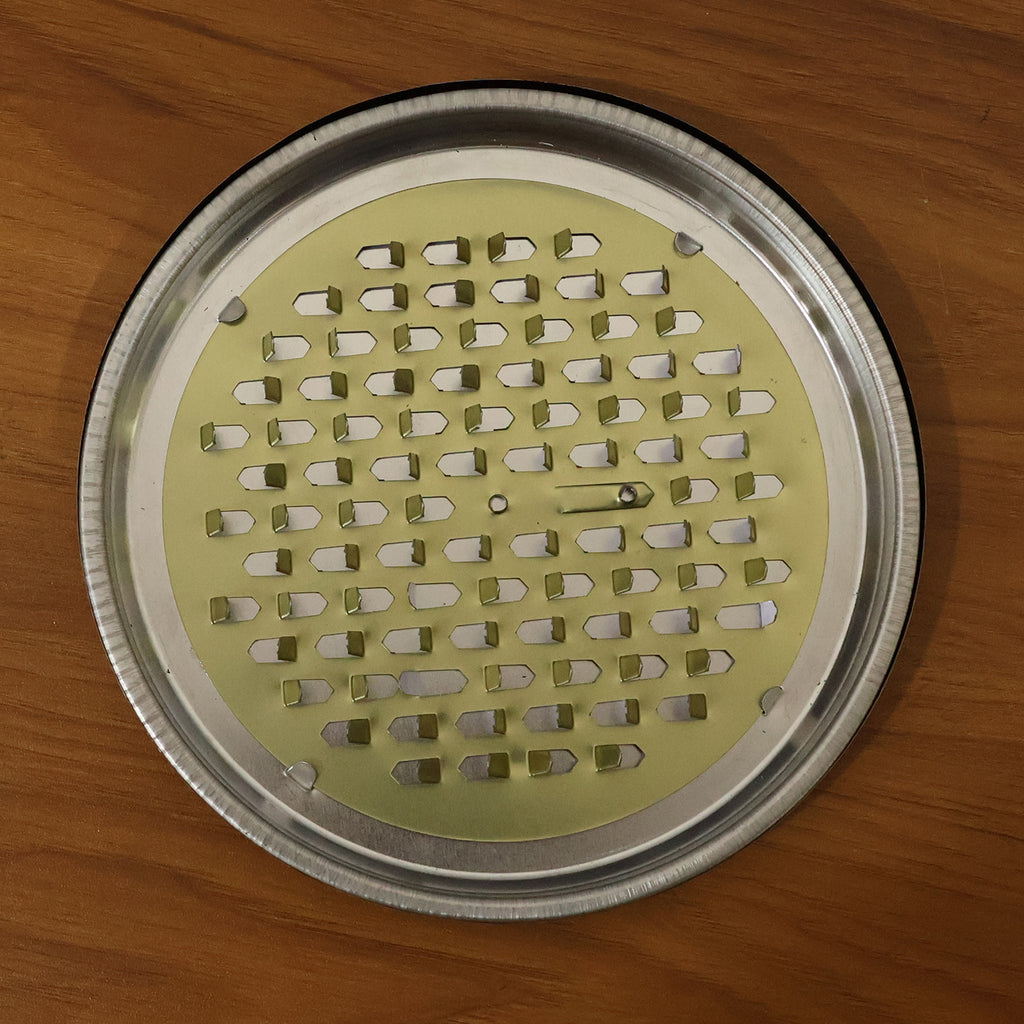 2 In 1 Metal Mosquito Coil Stand Cum Incense Burner (15x15 Cm 1 Pc)