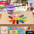 Frisky Dough Modelling Clay Set  12 Multicolor Dough Sticks With Shape Cutters