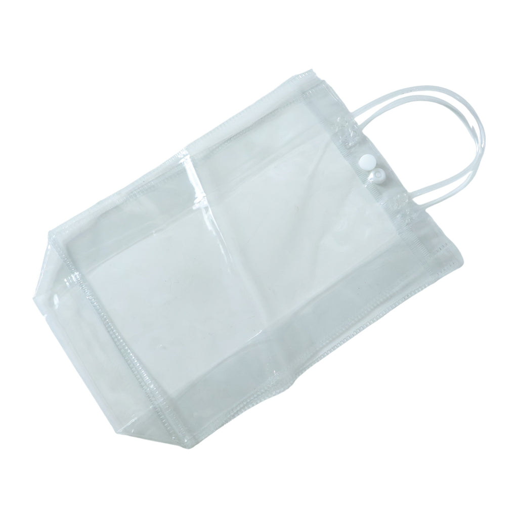 Transparent Pvc Carry Bag (1 Pc 22 X 16 Cm)