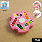 Fidget Magic Cube Spinner Toy  Multi-track Finger Puzzle
