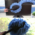 4098 Car Wash Cleaning Brush Microfiber Dusting Tool Duster Dust Mop Home Cleaning For Cleaning And Washing Of Dirty Car Glasses Windows And Exterior.
