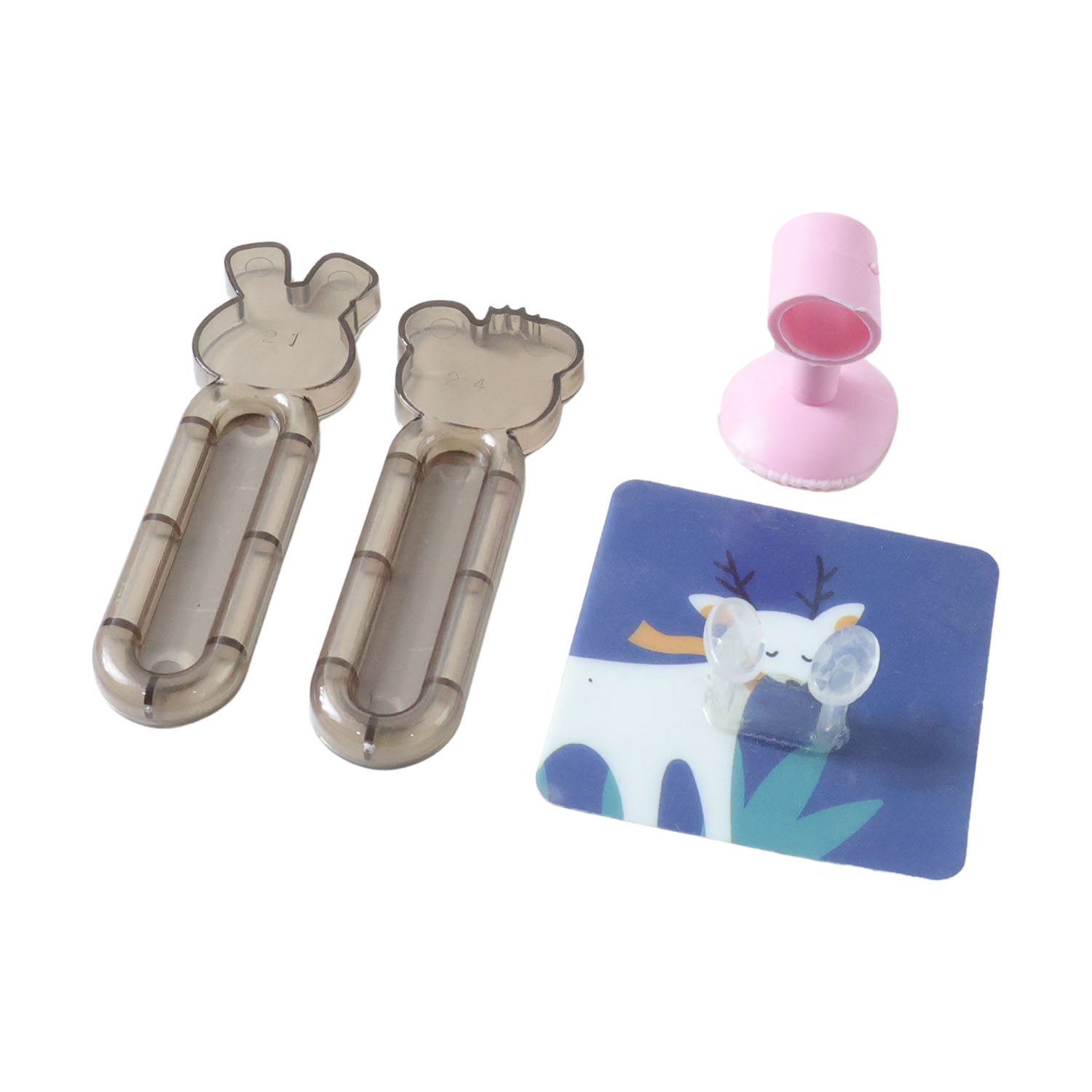 3 In 1 Cartoon Animal Door Stopper Set (1 Set)