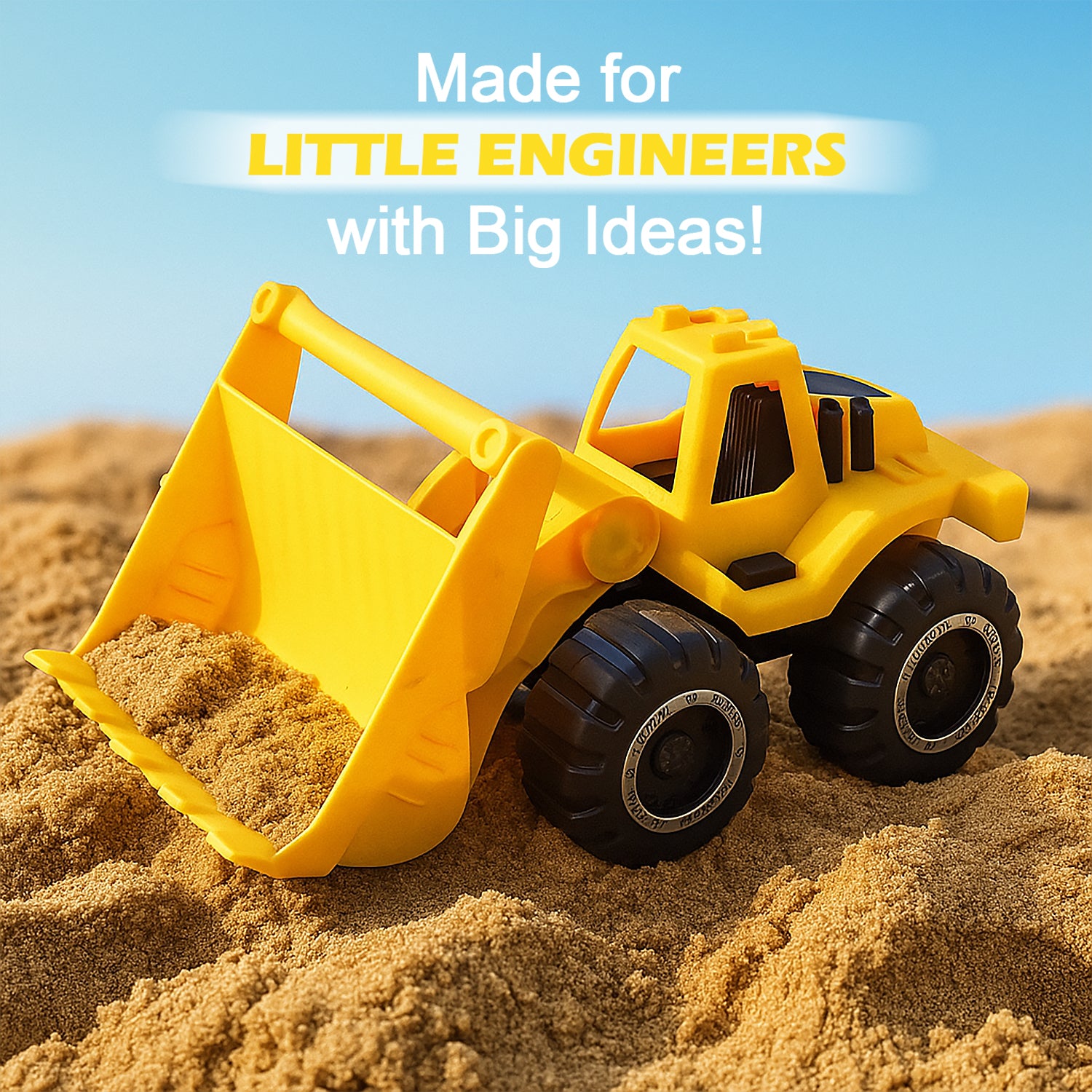 Funwoods Friction-powered Front Loader  Bulldozer Toy - (1 Pc)