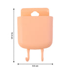 Multi-purpose Plastic Wall Mounted Mobile Charging Holder (1 Pc)