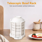 Plastic Bowl Holder Bowl Organizer Drain Rack (1 Pc)