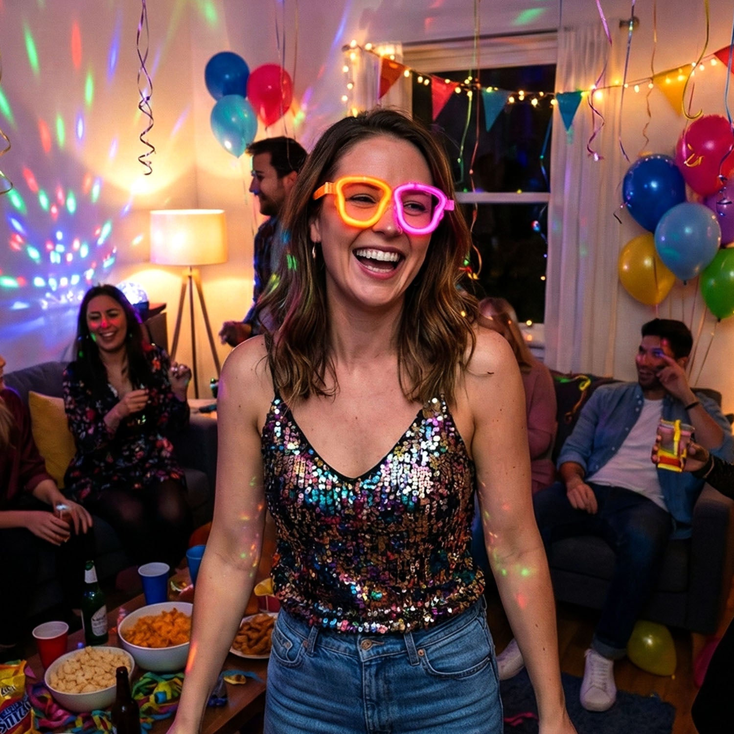 Glow Party Glasses For Kids  Adults(1 Pc)