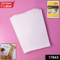 Oddy Self-adhesive Label Sheets  A4 Full-sheet Labels (100 Sheet)