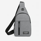 Waterproof Waist Bag Shoulder Bags Usb Charging Earphone Hook Sling Travel Bag (1 Pc)