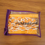 Yellow  White Beaded Skipping Jump Rope (1 Set)