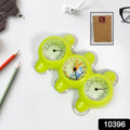 Plastic 3 In 1 Precision Desktop Clock (1 Pc)