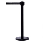 Heavy Duty Retractable Belt Crowd Control Pole With Sturdy Base  1 Pc