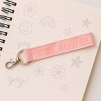 Fabric Ribbon Keychain (1 Pc Mix Color)
