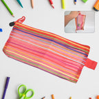 Transparent Zippered Nylon Mesh Multi Purpose Pouch  Purse