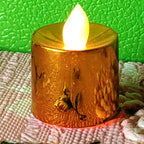 Electrical Candles Diya Led Tea Light Plastic Candle Light Candle Candle (24 Pc Set)