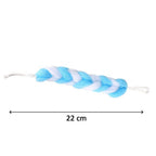 6072 Hanging Bath Shower Long Loofah Sponge Pouf Body Scrubber Small Size (Pack Of 6)