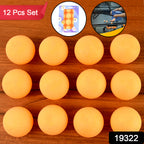 Konex Star Seamless Table Tennis Balls (12 Pcs Set)