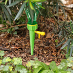 7412 Plant Watering Spikes Self Watering Spikes Water Dripper For Plants Adjustable Plant Watering Devices With Slow Release Control Valve Switch (1pc)