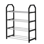 4 Layer Spacesaving Shoes Show Rack Folding Shoe Rack (1 Pc)