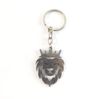 Stylish Metal Lion Head Keychain (1 Pc)
