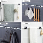 Wall-mounted Adjustable Bathroom Hanging Rod (1 Pc)