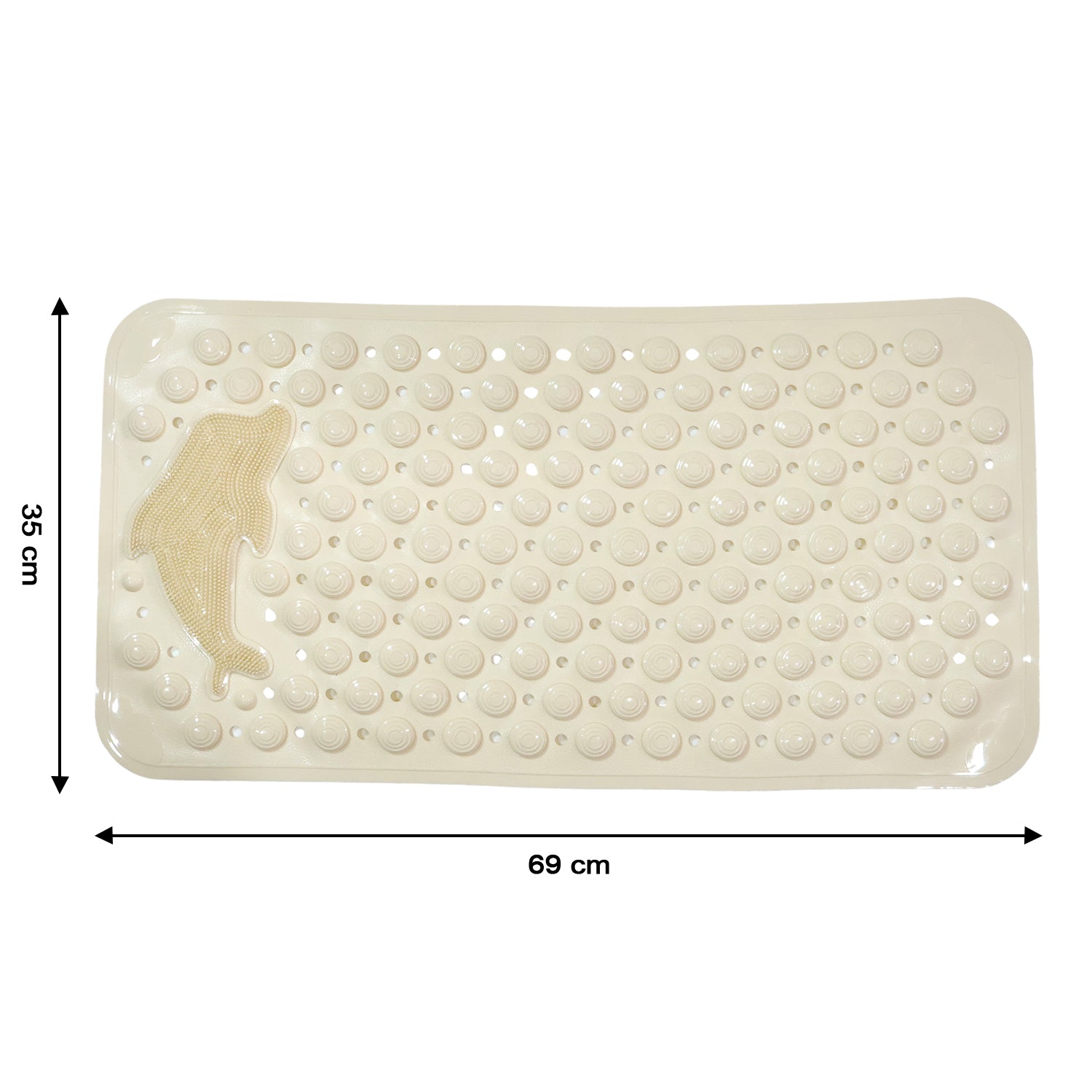 Anti-slip Protection Bath Mat (69 X 35 Cm)