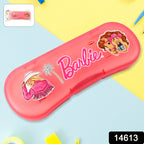 Cute Cartoon Printed Plastic Compass Box For Kids (1 Pc)