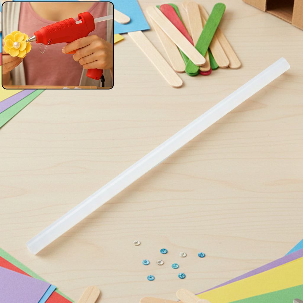 Extra Long Hot Melt Glue Stick 29 Cm (1 Set)