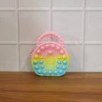Rainbow Round Silicone Pop It Coin Purse (1 Pc)