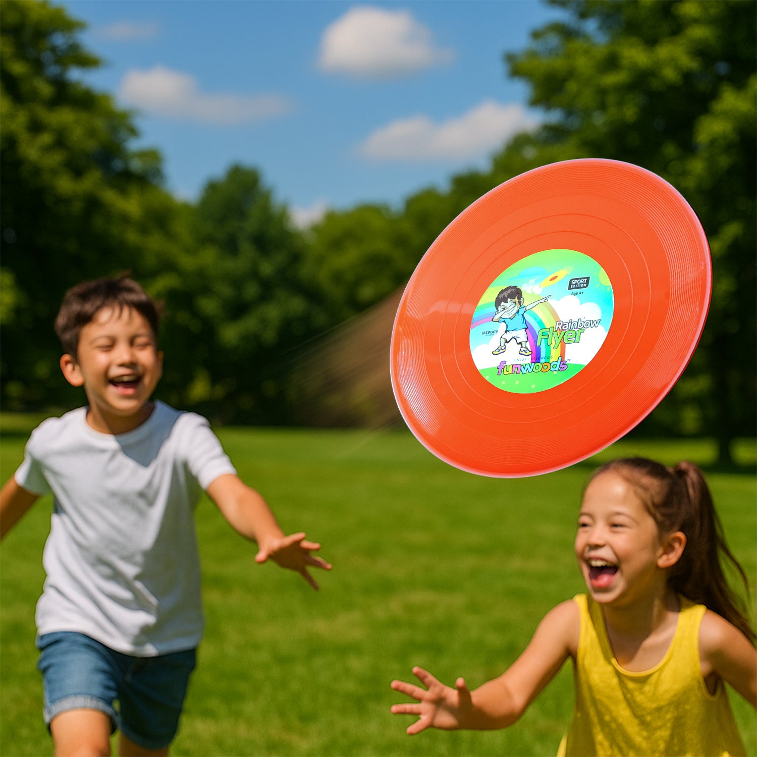 Funwoods Big Outdoor Flying Disc Throw  Catch Game Toy (1 Pc)