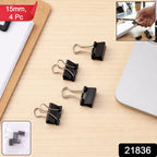 15mm Binder Clips (4 Pc)