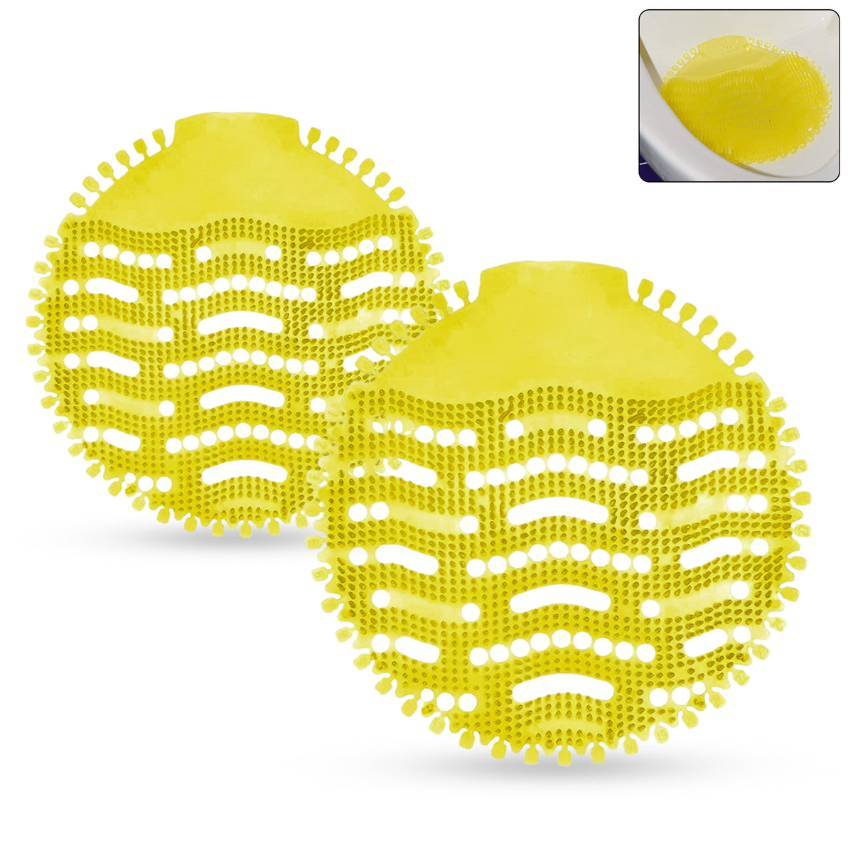 Urinal Screen Deodorizer Mat (2 Pc Set)