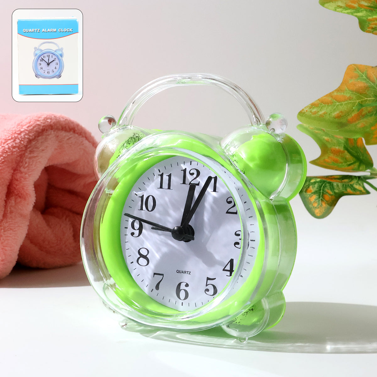 Classic Quartz Alarm Clock (1 Pc)