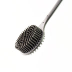 Silicone Back Scrubber Brush With Long Handle (1 Pc)