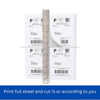 Oddy Self-adhesive Label Sheets  A4 Full-sheet Labels (100 Sheet)