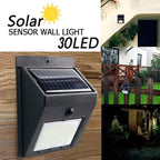 Solar Powered Led Wall Light - (1 Pc)