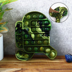 Premium Cartoon Shape Silicone Pop It Fidget Toy (1 Pc)