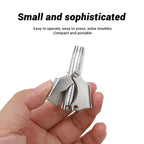 Stainless Steel Painless Nose Hair Remover (1 Pc)