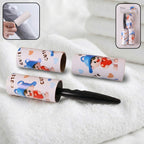 Reusable Sticky Lint Roller With Handle (1 Set)