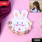 Premium Flower-shaped Mini Hair Claw Clip Set