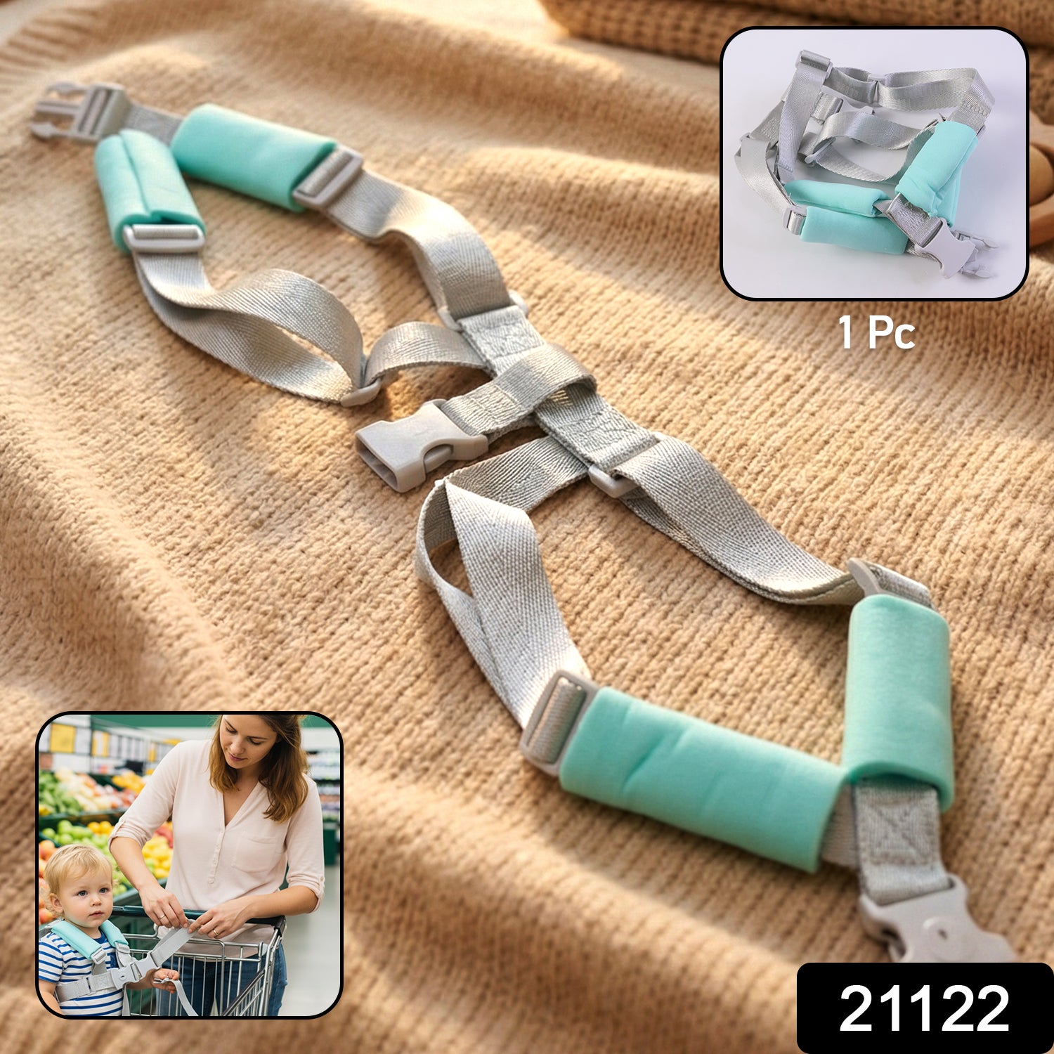 Adjustable Baby Safety Harness Support Belt (1 Pc)