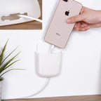1487 Wall Mounted Storage Case With Mobile Phone Charging Holder