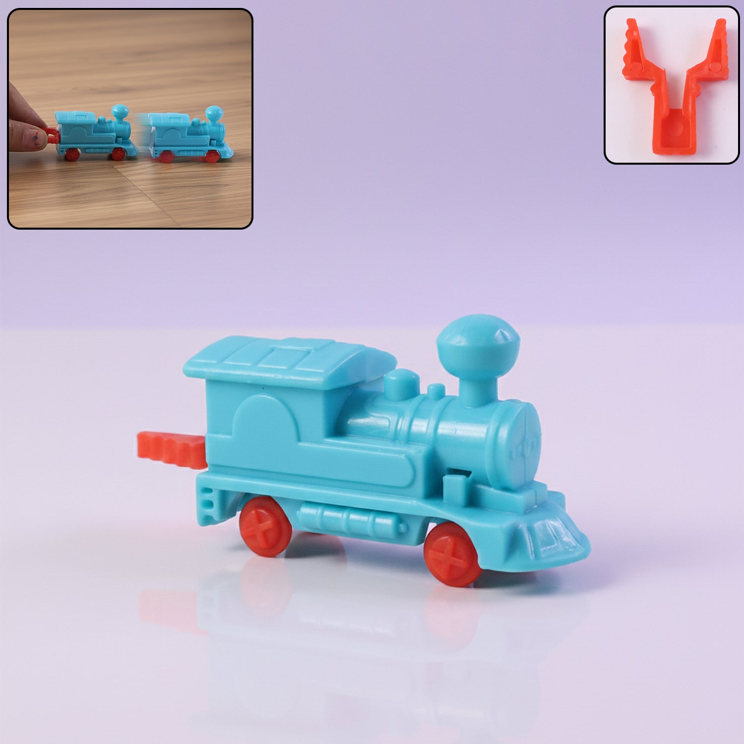 1pc Pull Along Back Train Friction Power Toy Vehicle Push And Go Crawling Toys Baby