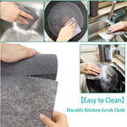8190 Durable Kitchen Scrub Cloth Microfiber Cleaning Cloth Roll Kitchen Wear-resistant Cloth 2022cm Multipurpose Cleaning Cloths For Kitchen (1pc)